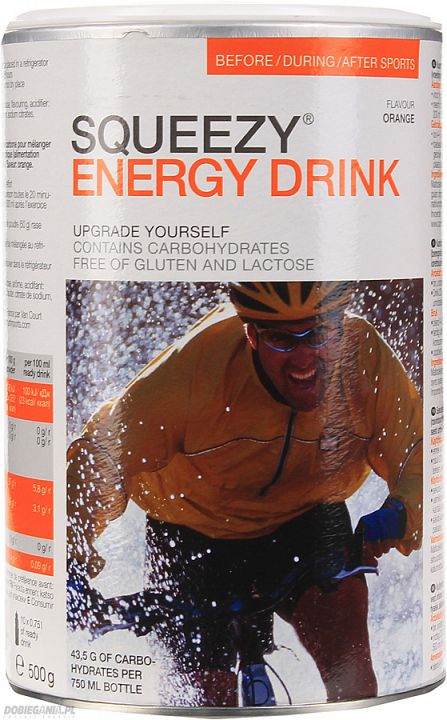 Squeezy Energy Drink 500g Pomarańcza
